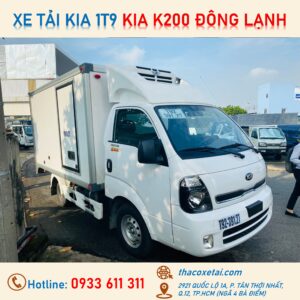 Xe Tải Kia K200 1T9 Đông Lạnh Trả Góp