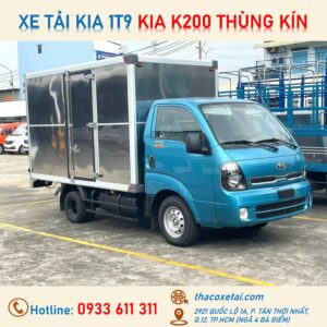 Xe Tải Kia K200 1T9 Thùng Kín Trả Góp