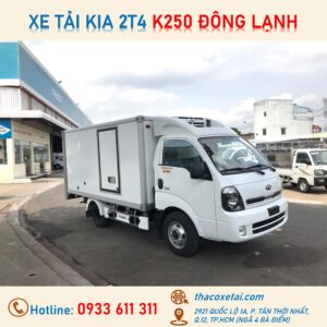 Xe Tải Kia 2T4 K250 Đông Lạnh Trả Góp