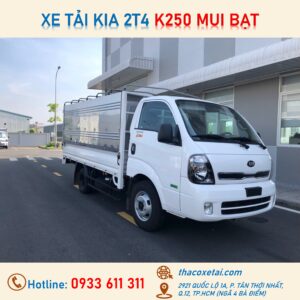 Xe Tải Kia K250 2T4 Mui Bạt Trả Góp