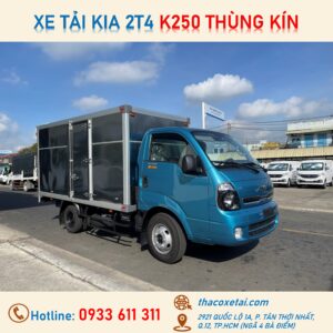 Xe Tải Kia K250 2T4 Thùng Kín Trả Góp