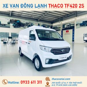 Xe Van Đông Lạnh Thaco TF420 2S, Tải 700Kg Mới Nhất