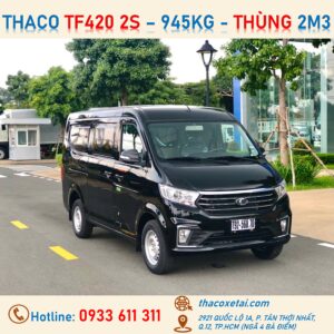 Xe Van Thaco 2 Chỗ TF420 2S, Tải 945Kg, Thùng 2m3